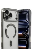 LitaeTrend Apple iPhone 17 Pro Max Kross Magneticsafe Kapak - Titan Gri thumbnail 2