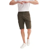 Erkek Bermuda Fit Kargo Şort thumbnail 10