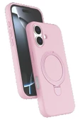 LitaeTrend Apple iPhone 16 Plus Regal Magsafe Standlı Kapak - Açık Pembe thumbnail 1