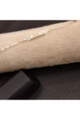 925 Ayar Gümüş Sade ve Düz Model Çocuk Bilekliği- İsim yazdırılabilir. 14 cm -3mm thumbnail 3