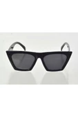 Siyah Çerçeve Cat Eye Kadın Güneş Gözlüğü - Moda Gözlük thumbnail 1