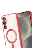 LitaeTrend Samsung Galaxy A15 4G Kross Magneticsafe Kapak - Kırmızı thumbnail 3