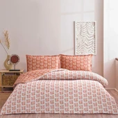 Taç Ranforce Seç-Ser Serisi Tek Kişilik Nevresim Takımı Lorien Turuncu thumbnail 4