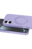 LitaeTrend Apple iPhone 16 Plus Regal Magsafe Standlı Kapak - Lila thumbnail 2