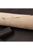 925 Ayar Gümüş Sade ve Düz Model Çocuk Bilekliği- İsim yazdırılabilir. 14 cm -3mm thumbnail 1