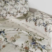 Taç Çift Kişilik Ranforce Nevresim Takımı Dalila Krem thumbnail 2