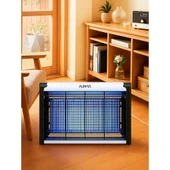 AQM01 Çift Ampullü Elektrikli Sineklik | Sivrisinek Kovucu & Yakalama Cihazı | 30 M² Etki Alanı | Dış Mekan Kullanımı thumbnail 1