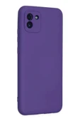 LitaeTrend Samsung Galaxy A03 Kılıf Nano içi Kadife Silikon - Mor thumbnail 2