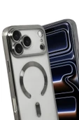 LitaeTrend Apple iPhone 17 Pro Max Kross Magneticsafe Kapak - Titan Gri thumbnail 3