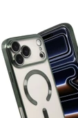 LitaeTrend Apple iPhone 17 Pro Max Kross Magneticsafe Kapak - Koyu Yeşil thumbnail 3