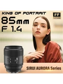Sirui Aurora Af 85MM F1.4 Lens Nikon z-Mount thumbnail 2