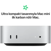 Mac Mini MCYT4TU/A Apple M4 24 GB 512 GB SSD Mini PC thumbnail 2