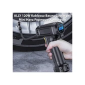Ally 120W Kablosuz Basınç Göstergeli Mini Hava Popmpası Kompresör thumbnail 5
