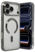LitaeTrend Apple iPhone 17 Pro Max Kross Magneticsafe Kapak - Titan Gri thumbnail 1