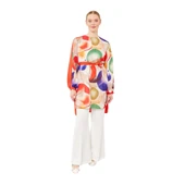 Kadın Balon Desen Belden Bağlamalı Tunik LEV.210003 thumbnail 1