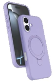 LitaeTrend Apple iPhone 16 Plus Regal Magsafe Standlı Kapak - Lila thumbnail 1