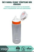 Vagonlife VGN047 800ml Pipetli Turuncu Tritan Matara thumbnail 2