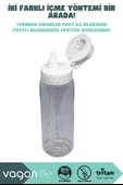 Vagonlife VGN047 800ml Pipetli Beyaz Tritan Matara thumbnail 2