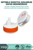 Vagonlife VGN047 800ml Pipetli Turuncu Tritan Matara thumbnail 3
