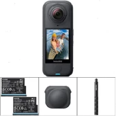 Insta360 X4 Air Starter Bundle (2 Batarya, Çubuk, Lens Cap) thumbnail 1