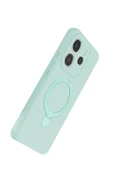LitaeTrend Xiaomi Redmi Note 14 4G Regal Magsafe Standlı Kapak - Su Yeşili thumbnail 3