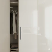 Kanal Kulp Füme Çizgili 320 mm Metal Mobilya Gardırop Çekmece Dolap Kapak Kulpu Kulbu Modern Kulplar thumbnail 3