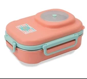 Vagonlife 8021 600ml 3 Bölmeli Mercan Çelik Saklama Kabı thumbnail 1