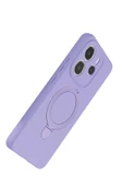 LitaeTrend Xiaomi Redmi Note 14 4G Regal Magsafe Standlı Kapak - Lila thumbnail 4