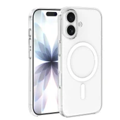 iPhone 17 Kılıf Wireless Şarj Özellikli Şeffaf Orjin Kapak thumbnail 1