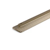 Kanal Kulp Gold Çizgili 320 mm Metal Mobilya Gardırop Çekmece Dolap Kapak Kulpu Kulbu Modern Kulplar thumbnail 4