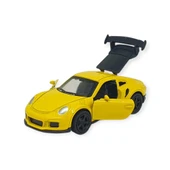 Çek Bırak Metal Küçük Arabalar 8 cm - 6411A-19 - Sarı thumbnail 5