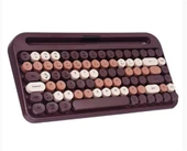 Everest KB-99 MOCHA 2.4G+BT1+BT2 Çoklu Cihaz Bağlantılı Q Kablosuz klavye thumbnail 1