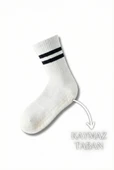 1 Çift Beyaz Yoga Pilates Kaydırmaz Çorap thumbnail 1
