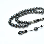 Damla İçi Damla Küre Model Sistemli Oltu Taşı Tespih thumbnail 1