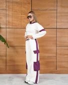 Cemo Kontrast Bloklu Bol Paça Eşofman Takımı Seti thumbnail 3