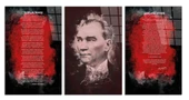 Atatürk - İstiklal Marşı - Gençliğe Hitabe2 (Toplam 3 parça) TABLO thumbnail 1