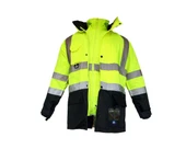 JUNIOR JN1003 Fosforlu Oxford 5+1 İçi Çıkmalı Parka Sarı Lacivert XXL beden thumbnail 1