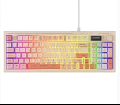 Everest KB-79 SILENT PRO Bej-Pembe-Turuncu SESSİZ RGB Q Membrane Oyuncu Klavyesi thumbnail 1