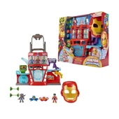G1259 Iron Man and his Awesome Friends Iron Quarters Oyun Seti thumbnail 1
