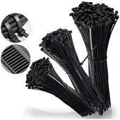UV Tork Kablo Bağı Cırt Kelepçe 4,8 mmx370 mm Siyah 100 'Lü Paket thumbnail 2
