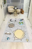 Dijital Baskı Kaymaz Tabanlı Çocuk ve Genç Odası Halısı H1046 Renkli 200 X 300 thumbnail 2