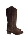Kahve Hakiki Süet Western Çizme thumbnail 1