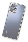LitaeTrend Xiaomi Redmi Note 12 Pro 5G Kılıf Lensli Silikon - Gümüş thumbnail 3