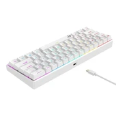 Havit Gamenote KB903L %60 Mekanik Blended Aydınlatma Oyuncu Klavyesi - 61 Tuş - Beyaz thumbnail 4