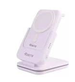 4Berry BWLM01B Beyaz 10000 mAh Hızlı Şarj MagSafe Powerbank thumbnail 1