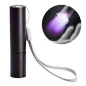 Mini Cep Boy USB İle Şarj Olan Oje Kurutucu Sahte Para Kontol LED UV Mor Işık El Feneri thumbnail 2