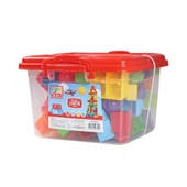 Play Blox Yapı Oyuncakları 56 Parça Kovalı Parlak Renkler Mega Blok Seti 3042 thumbnail 6