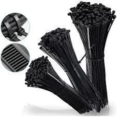 UV Tork Kablo Bağı Cırt Kelepçe 3,6 mmx250 mm Siyah 100 'Lü Paket thumbnail 2