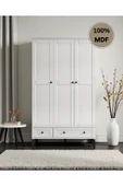 comiet Silva 3 Kapaklı Çekmeceli MDF Gardırop thumbnail 2