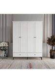 comiet Silva 4 Kapaklı Çekmeceli MDF Gardırop thumbnail 1